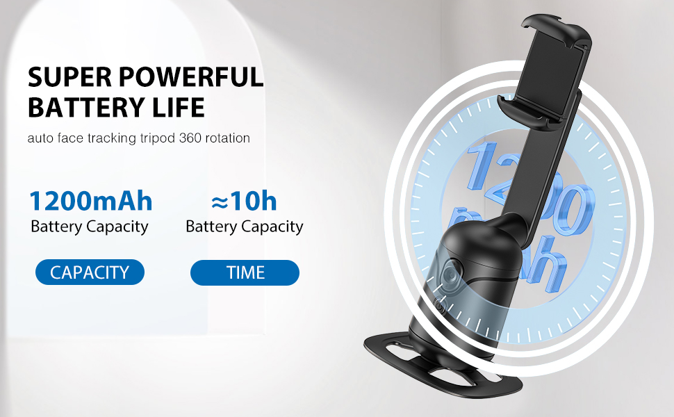 Auto Face Tracking Tripod, AI Phone Gimbal Stabilizer