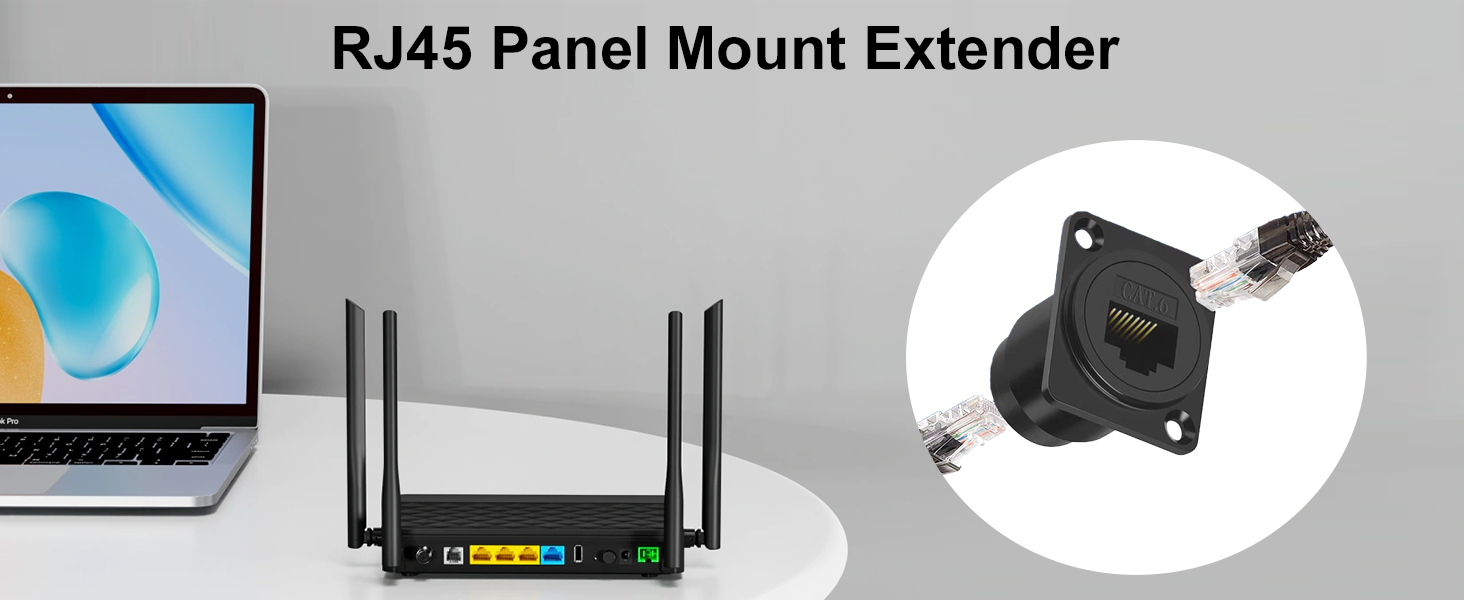RJ45 Panel Mount Adapter