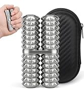 Handheld Fidget Toy, Metal Hand Roller Thumb-Press Massage Style Pain for Adult Relieve Stress An...