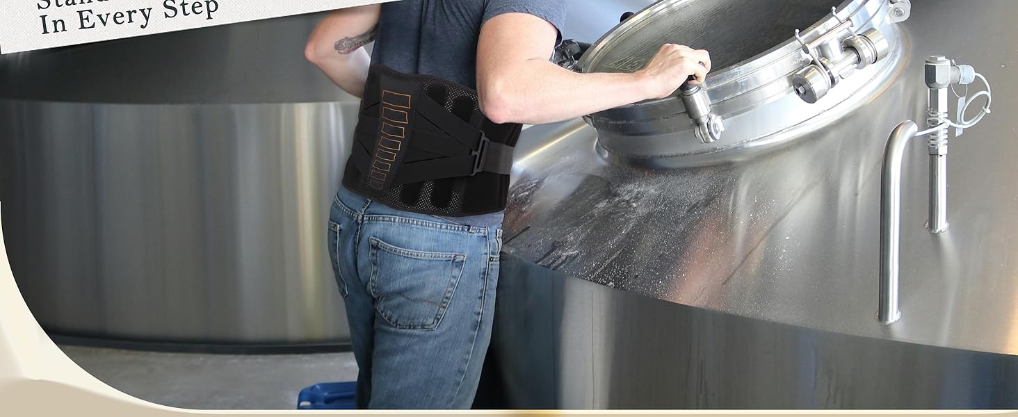 Strong support when lifting heavy loads
