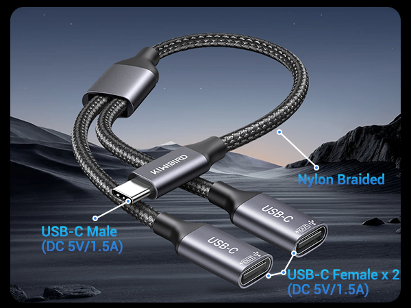 USB-C to USB-C Splitter