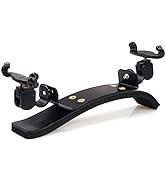 NANYI 4/4 Violin Shoulder Rest, Premium Large Arc aluminum alloy plate skeleton High strength spo...
