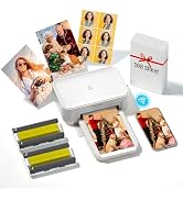 iDPRT 4x6 Photo Printer - 108 Sheets &amp; 2 Ribbon, Instant Picture Printer for iPhone, Android - Th...