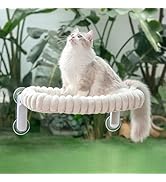 Sunhoo Cat Window Perch Bed Foldable Kitty Windowsill Hammock Shelf Seat Large Cats Suction Cup I...
