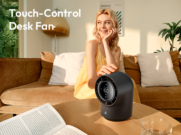 Touch-ControlDesk Fan