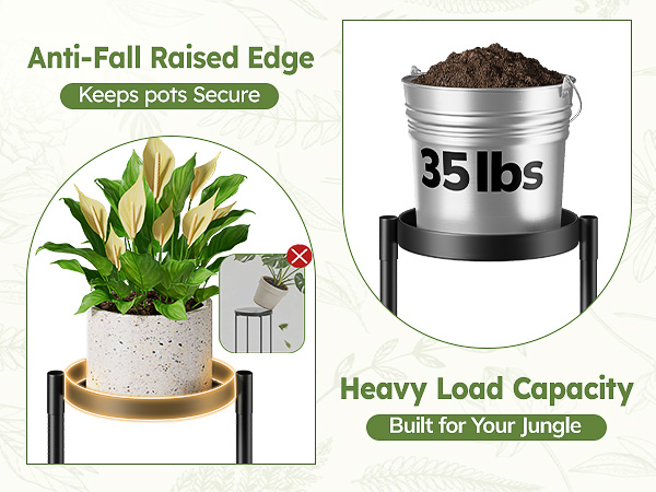 Anti-Fall Raised Edge,Heavy-Duty Load Capacity