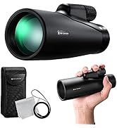 K&amp;F Concept 12X50 HD Monoculars, Monoculars Telescope for Adults with BAK4 Prism &amp; FMC Lens, Wate...