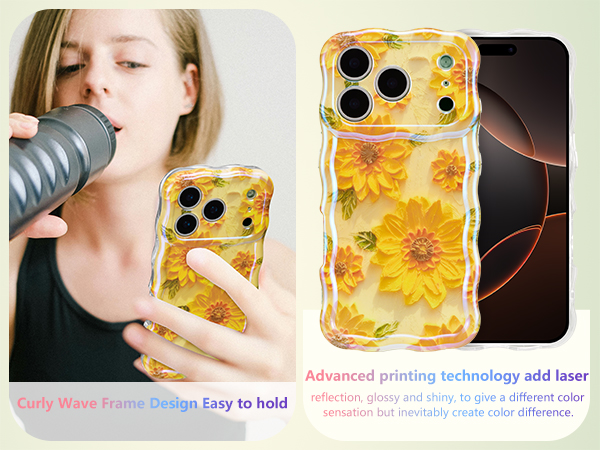 oil painting phone case cute iphone 17 Pro Max case protective case