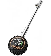 PUIBERS New Upgrade Digital Tire Pressure Gauge 200 PSI with Color Screen, Heavy Duty Dual Head C...