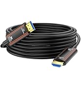 Anehmeta Fiber Optic HDMI Cable 50FT, 8K Long HDMI 2.1 Cord 48Gbps Ultra high Speed Support 8K@60...