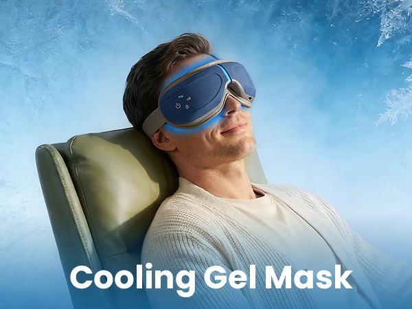 eye massager with heat and cooling fsa/hsa eligible eye mask massager migraine mask