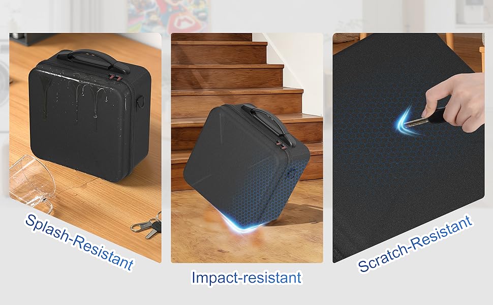 Splash-Resistant, Impact-resistant, Scratch-Resistant