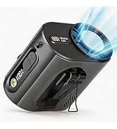2026 AI Wearable Waist/Neck Hanging Fan,with Ice Cooler &amp; Flashlight,10000mAh Rechargeable Clip O...