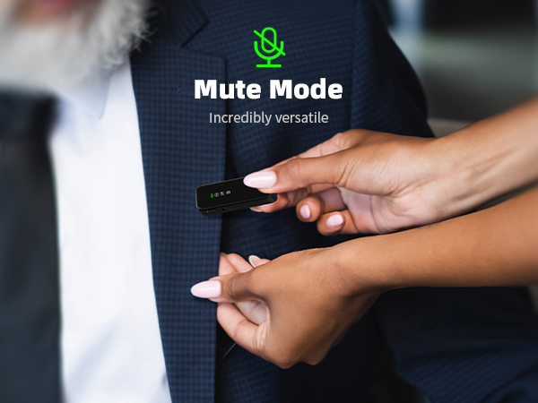 Mute Mode of Wireless Microphone