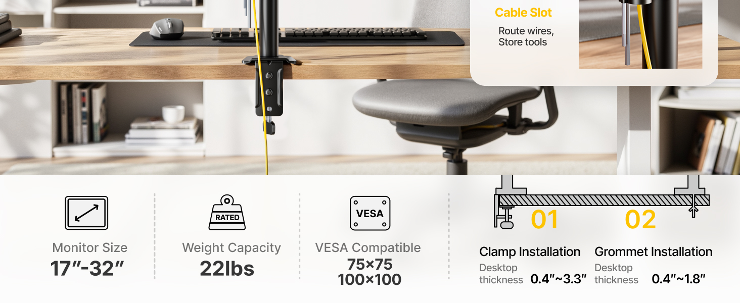 single monitor stand