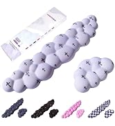 LJYZMD Cloud Wrist Rest Set for Keyboard &amp; Mouse. Silky Fabric Surface | Memory Foam Arm Rest wit...