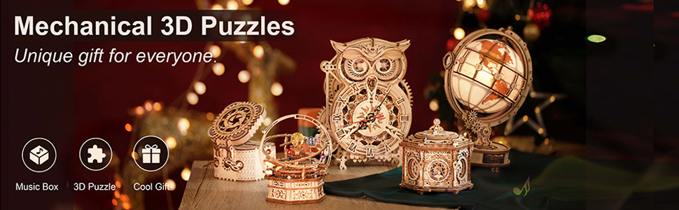 ROKR 3d wooden puzzles gift collection-banner