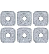 Bluearks 6Pcs Spin Mop Pads Compatible with Spin Mop and Bucket System True &amp; Tidy True Clean Mop...