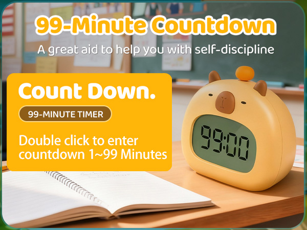 Alarm clock countdown