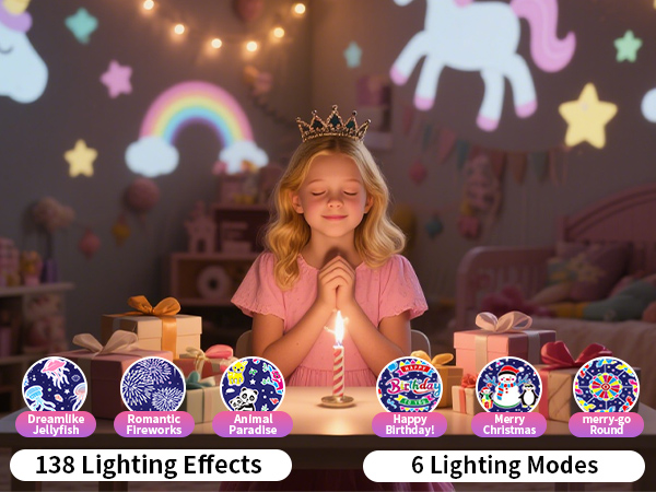 Perfect gift for girls:This enchanting castle projector makes an unforgettable gift!