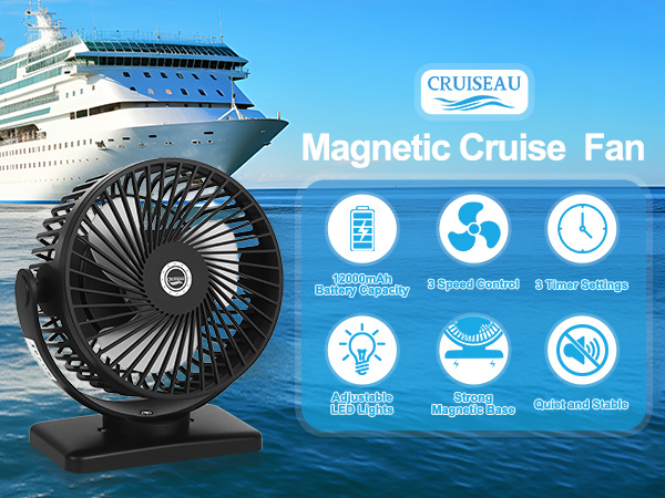 Magnetic cruise fan