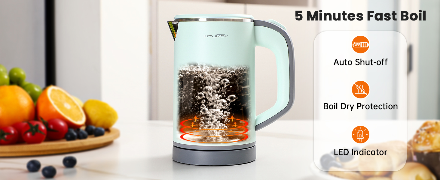 Fast Boil Small Electric Kettle