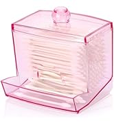 Tbestmax 10oz Qtip Holder Dispenser, Big Cotton Swab Holder Bathroom Accessories Organizer for St...