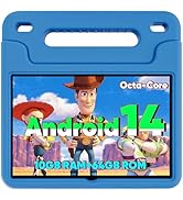 Android 14 Kids Tablet, 2025 Upgraded 10.1 Inch Tablets with Octa-core Processor, 6000mAh Battery...