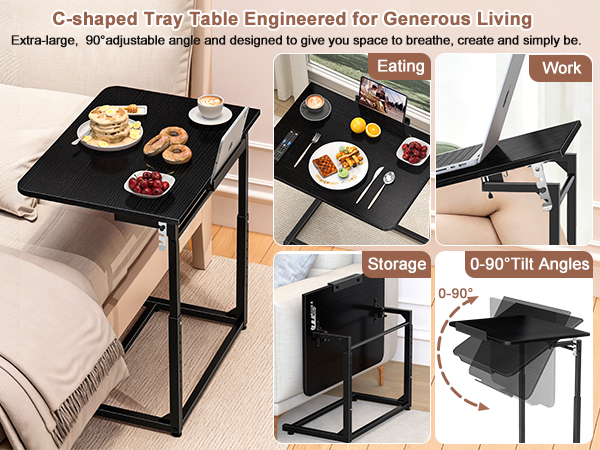 Bed Eating Desk