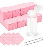 Pink Lint Free Nail Wipes