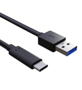 Cable Leader USB 3.1 Gen 2 Type A Male to Type C Male Cable 10G 3A, Black (1 Meter)