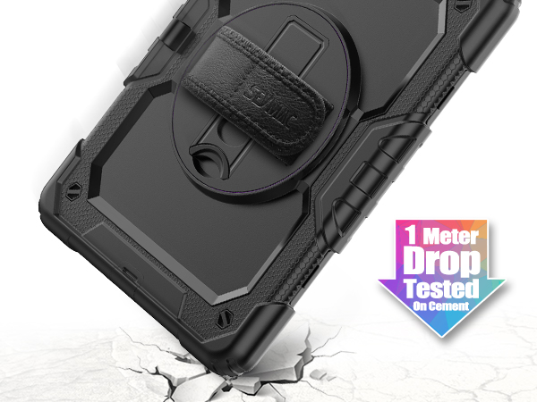 SEYMAC stock iPad 9th Generation Case 10.2&amp;#39;&amp;#39; 2021, Full-Body Drop Protection Case