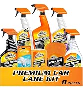 Armor All Premier Car Care Kit, Includes Car Wax &amp; Wash Kit, Glass Cleaner, Car Air Freshener, Ti...