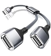 Itramax USB Splitter Y Cable 1FT,USB 1 Male to 2 Female Extension Cord Connector,Dual Double USB ...