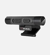 AVerMedia PW313D DualCam, 2-in-1 Webcam for Remote Learning, Conferencing and Hosting Meetings, 2...