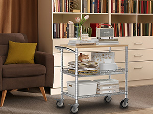 rolling kitchen cart