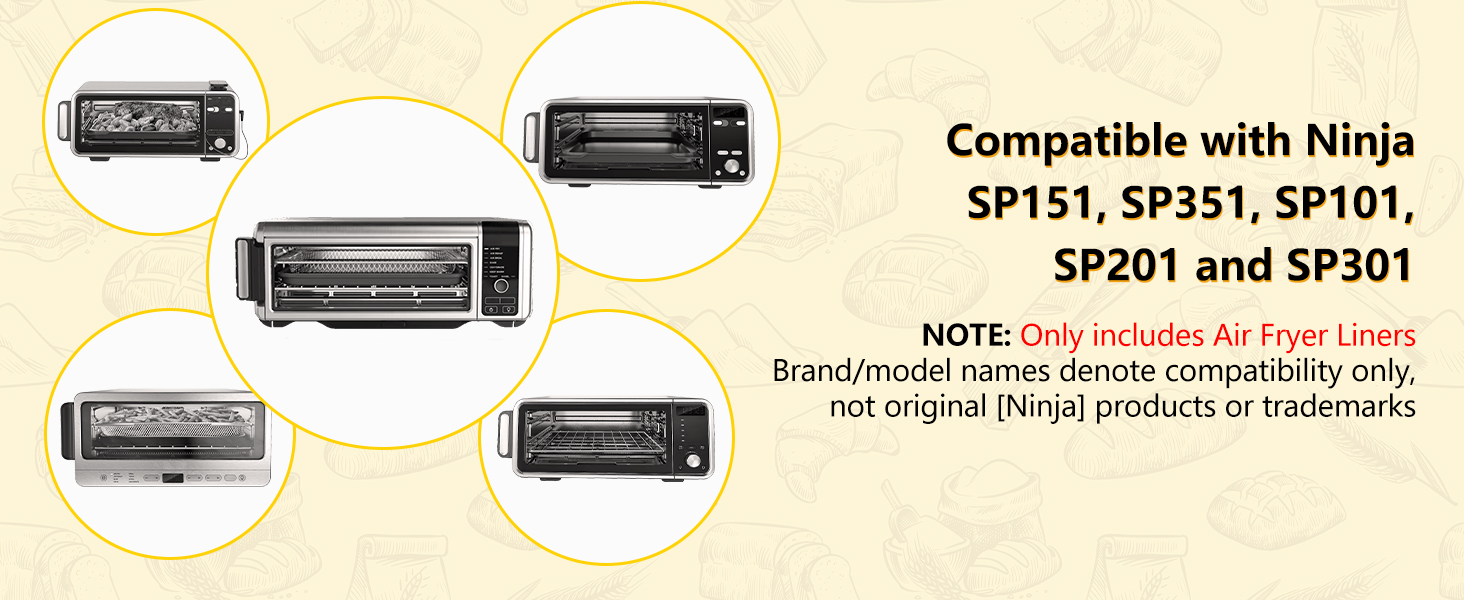Air fryer liners