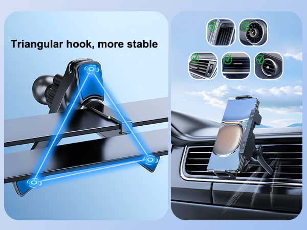  Wireless Car Charger Mount Holder for Samsung Galaxy Z Fold 6 5 4 3 2