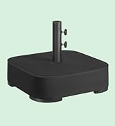 SONGMICS Umbrella Base, Square Patio Umbrella Stand, Sand Fillable Bag 88 lb, for 5-10 ft Umbrell...