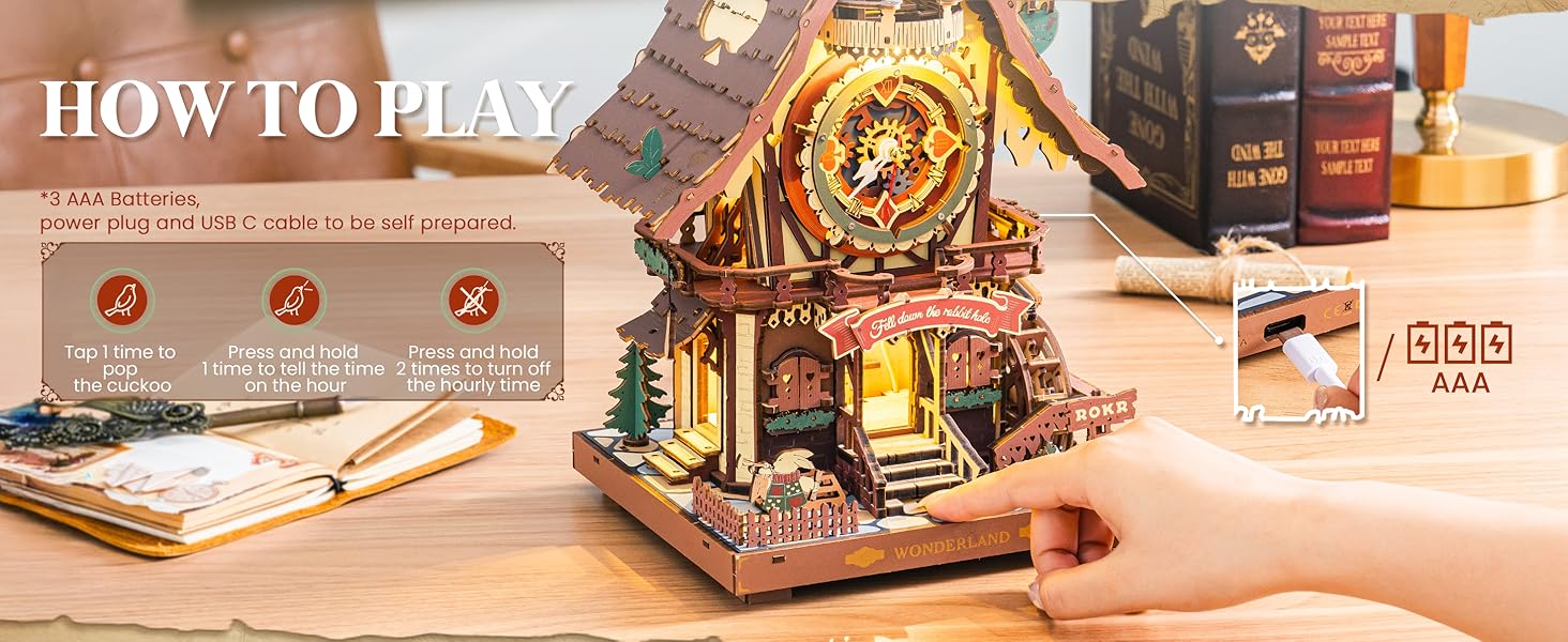 ROKR 3D PUZZLE CUCKOO CLOCK