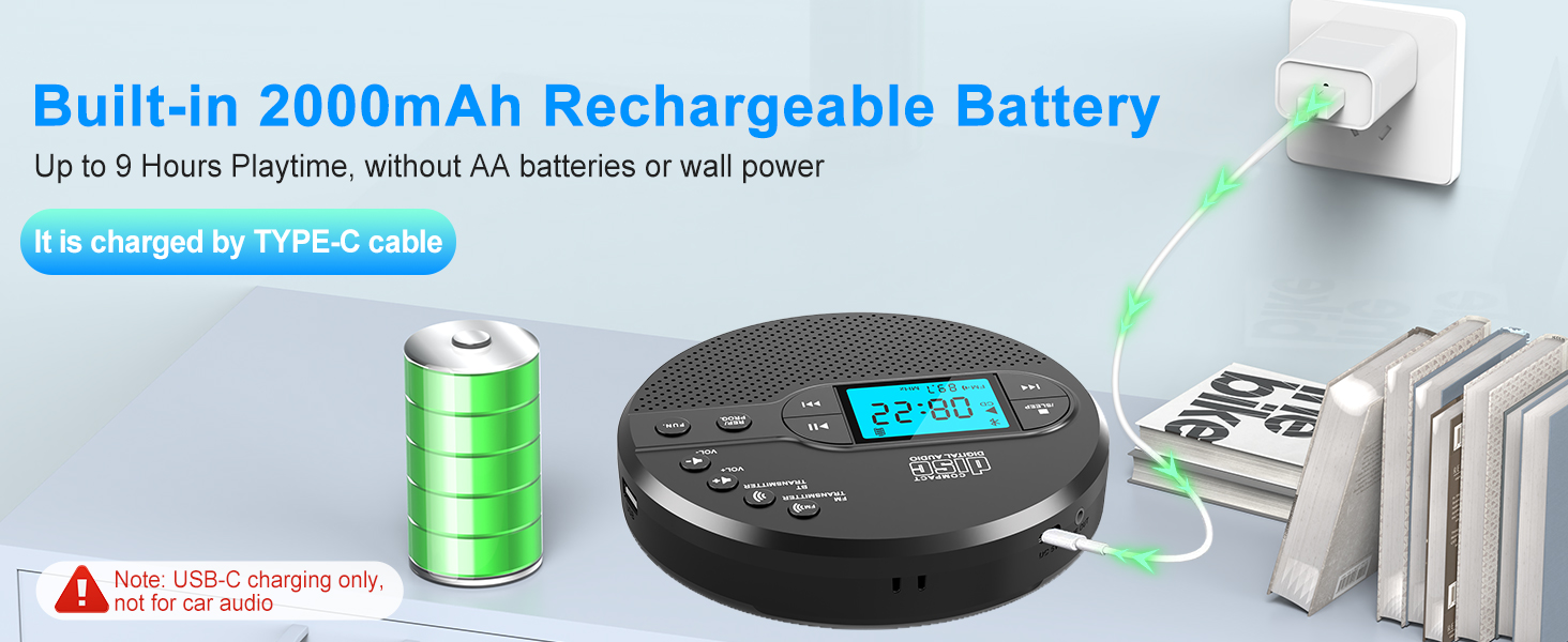 cd player portable bluetooth