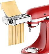 3 in 1 Pasta Attachment for KitchenAid Stand Mixer - Professional Stainless Steel Pasta Maker inc...