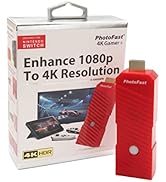 Mcbazel PhotoFast 4K Gamer+ 1080p to 4R Resolution Adapter for Switch/Switch OLED/WiiU/ PS4/ Chro...