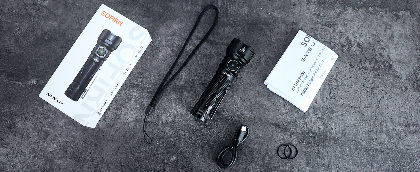 black light with clip 