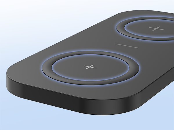 TAMOXI 2 in 1 Dual Wireless Charging Pad