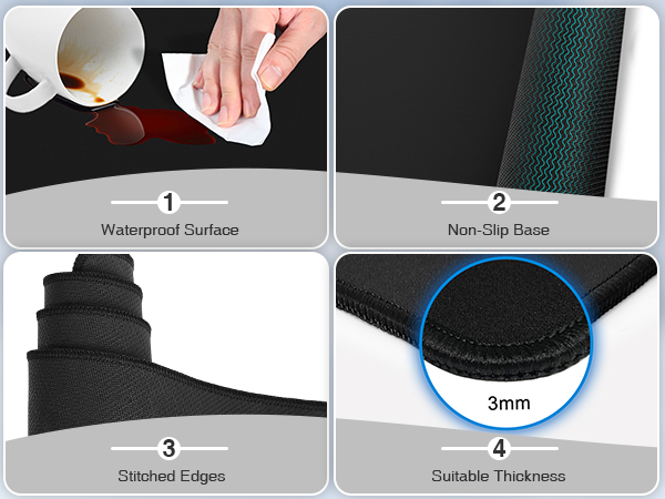 wireless charging mouse pad