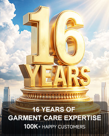 16 YEARS OF GARMENT CARE EXPERTISE