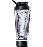 VOLTRX Premium Electric Protein Shaker Bottle, Made with Tritan - BPA Free - 24 oz Vortex Portabl...