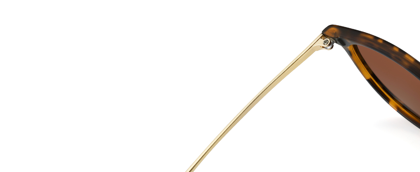 CHBP Sunglasses Womens Men Polarized UV Protection Trendy Vintage Retro Round Mirrored Lens