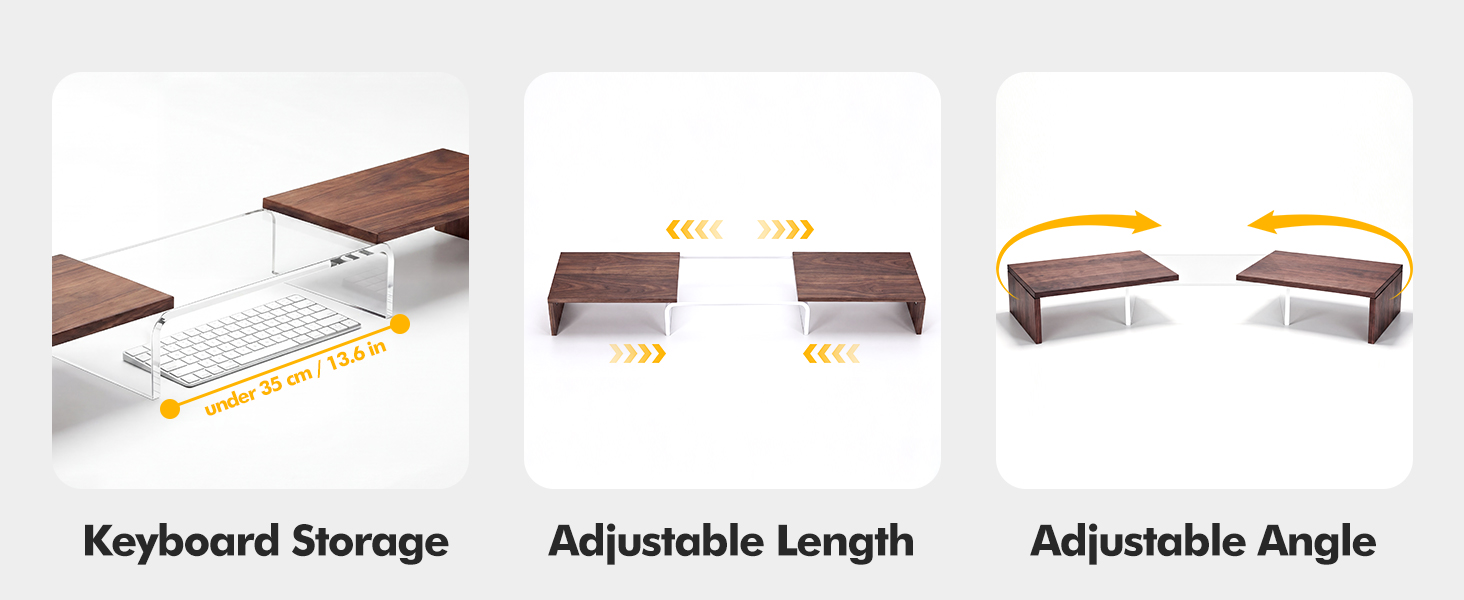 dual monitor riser
